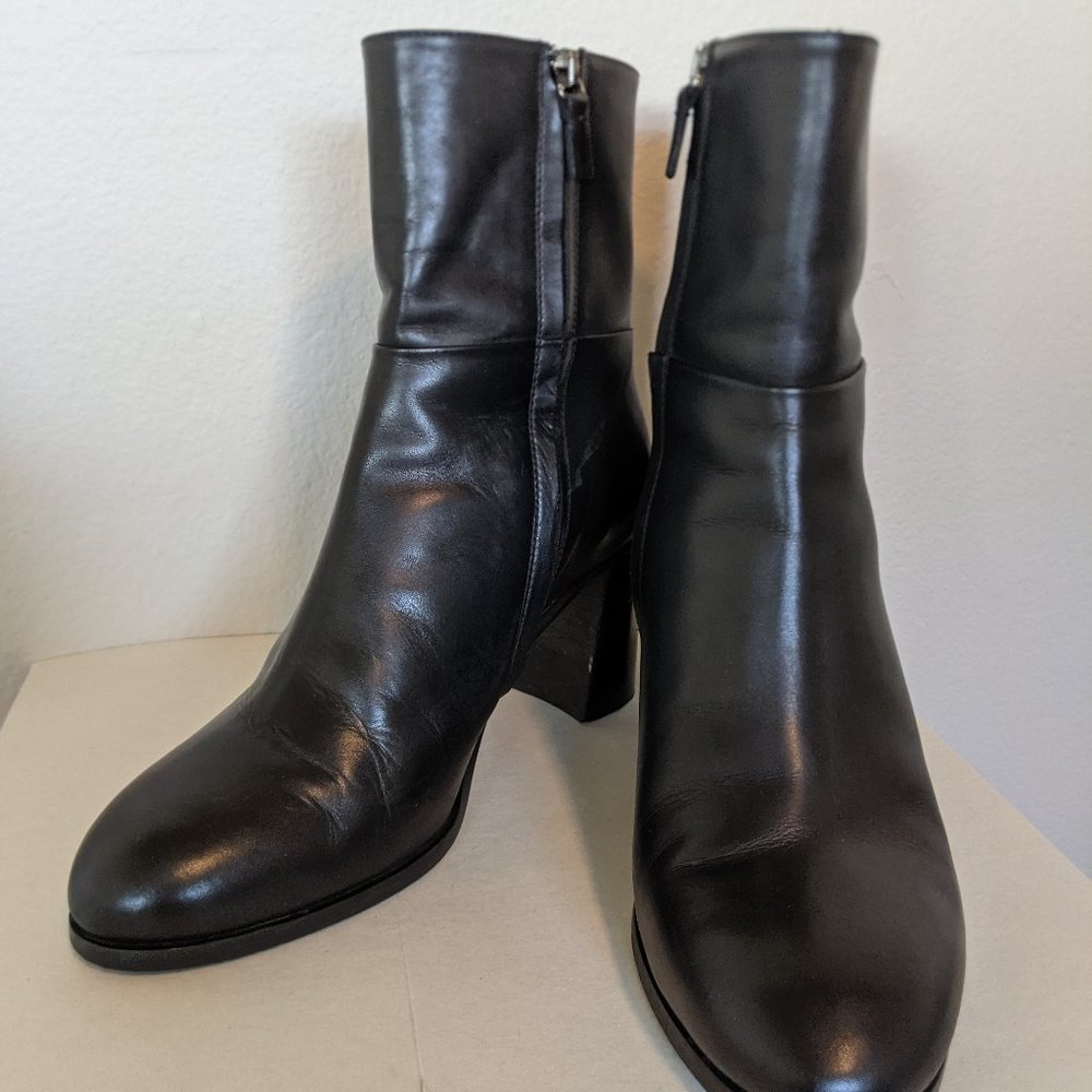 Jigsaw Block Heel Boots